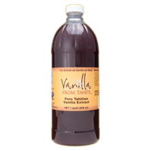Tahitian Vanilla Extract - 1qt Double Strength
